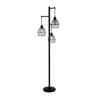 Stylecraft Three Cage Shade Floor Lamp