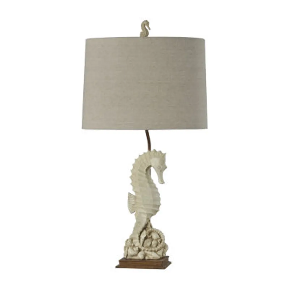 Stylecraft 16 W Beige With Ivory Table Lamp