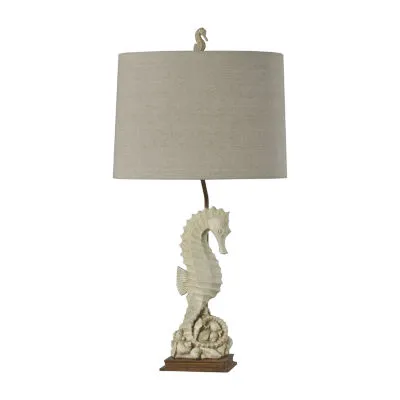 Stylecraft 16 W Beige With Ivory Table Lamp