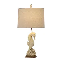 Stylecraft 16 W Beige With Ivory Table Lamp