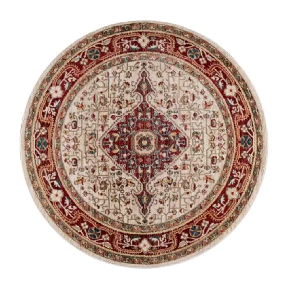 Momeni Lenox 2 Medallion Indoor Round Area Rug