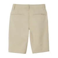 French Toast Little & Big Boys Stretch Fabric Moisture Wicking Mid Rise Chino Short