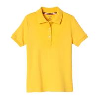 French Toast Big Girls Stretch Fabric Plus Short Sleeve Polo Shirt