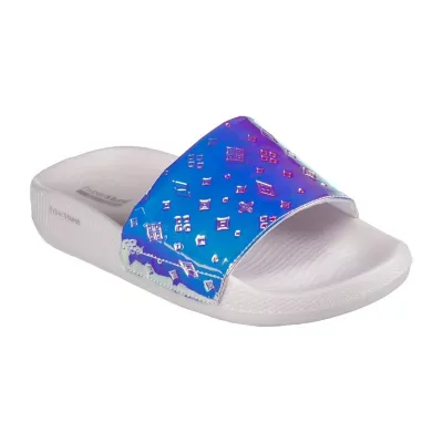 Skechers Womens Hyper Top Status Slide Sandals
