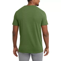 Hanes Originals Mens 2 Pack Short Sleeve Crew Neck Moisture Wicking T-Shirt