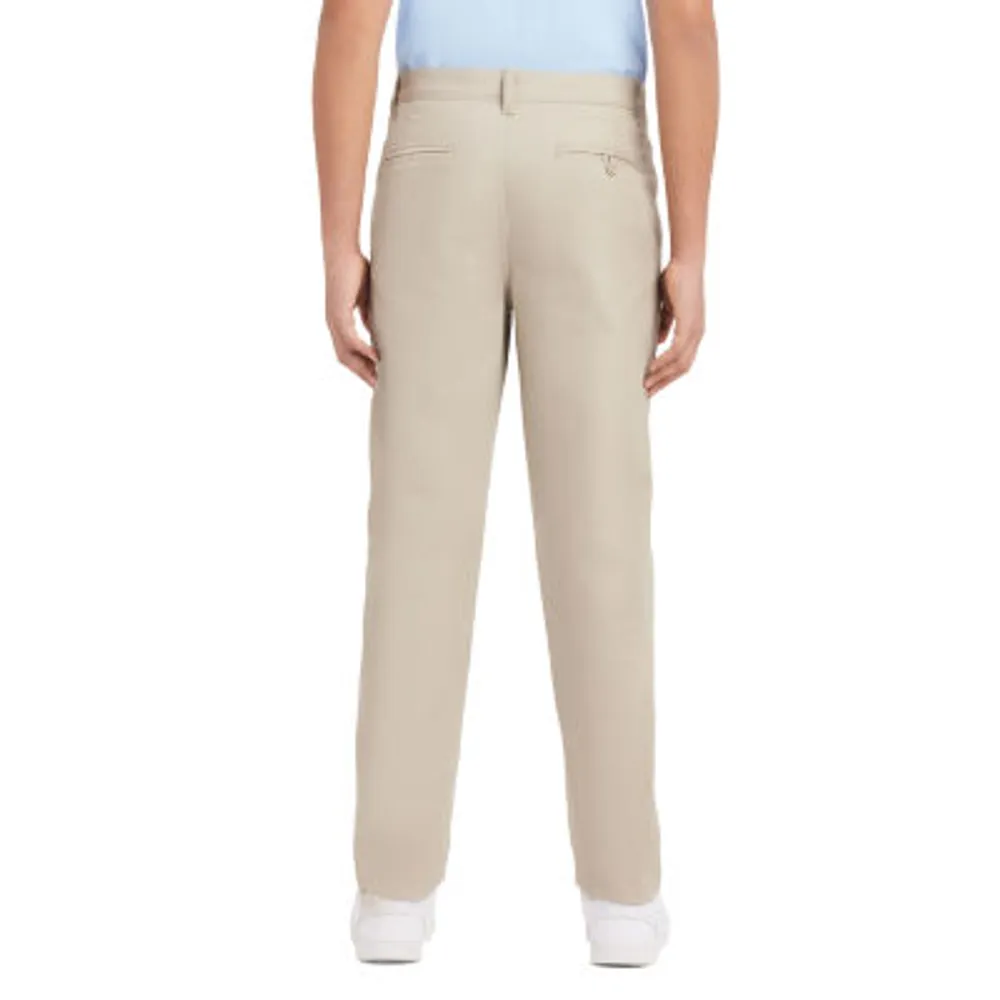 IZOD Mens Regular Fit Flat Front Pant