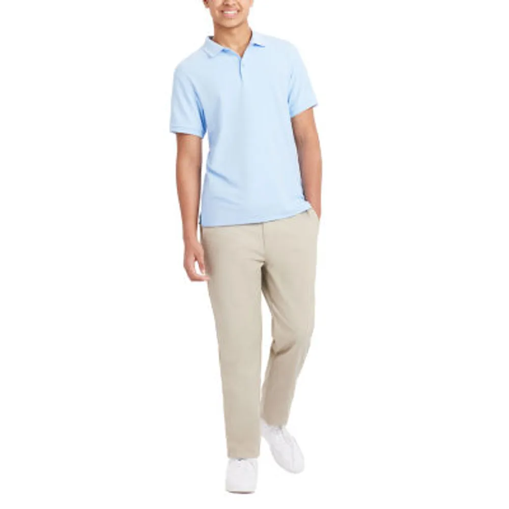 IZOD Mens Regular Fit Flat Front Pant