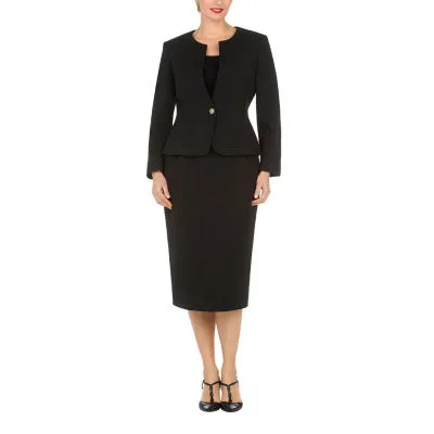 Giovanna Signature 2-pc. Dots Skirt Suit-Plus