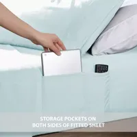 Swift Home Side Storage Pockets All Season Smart Sheet Set