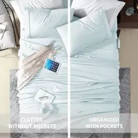 Swift Home Side Storage Pockets All Season Smart Sheet Set