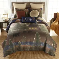 Donna Sharp Folk Art Forest 3-pc. Quilt Set