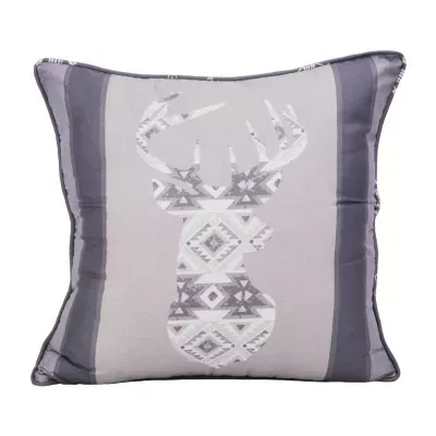 Your Lifestyle By Donna Sharp Wyoming Deer Square Throw Pillow