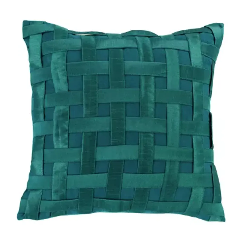 Donna Sharp Dizzy Blue Square Throw Pillows