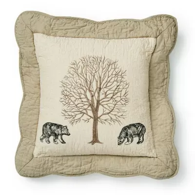 Donna Sharp Bear Creek Cotton Square Throw Pillows