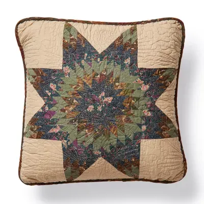 Donna Sharp Forest Star Cotton Star Square Throw Pillow