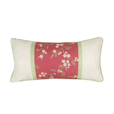Donna Sharp Sweet Melon Floral Rectangular Throw Pillow