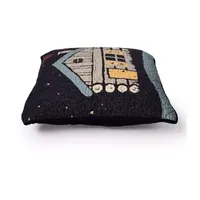 Donna Sharp Moonlit Cabin Cotton Square Throw Pillow