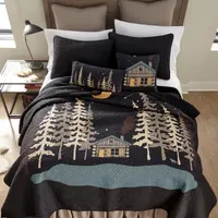 Donna Sharp Moonlit Cabin Rectangular Throw Pillow