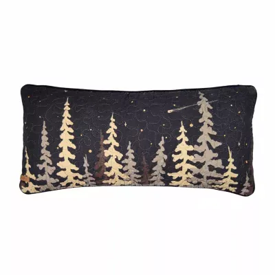 Donna Sharp Moonlit Cabin Rectangular Throw Pillow