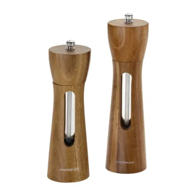 Joyjolt Revere Crystal Shakers - Set Of 2 Salt + Pepper Mill