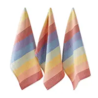 Design Imports Rainbow Heavyweight 6-pc. Towels + Dish Cloths