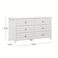 Harmony 6-Drawer Dresser