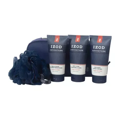 IZOD Advantage 5 Pc Travel Dopp Bag Travel Toiletry Set