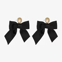 Bijoux Bar Gold Tone Bow Drop Earrings