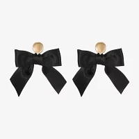 Bijoux Bar Gold Tone Bow Drop Earrings