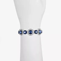 Monet Jewelry Glass Round Stretch Bracelet