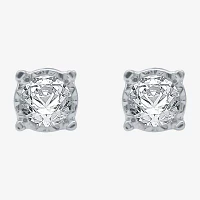 Ever Star (G / SI1-SI2) 1/4 CT.T.W. Lab-Grown Diamond Sterling SIlver Round Stud Earrings