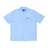 Smiths Workwear Breezy Performance Mens Regular Fit Short Sleeve Button-Down Shirt