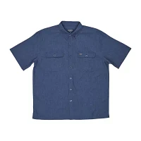 Smiths Workwear Breezy Performance Mens Regular Fit Short Sleeve Button-Down Shirt
