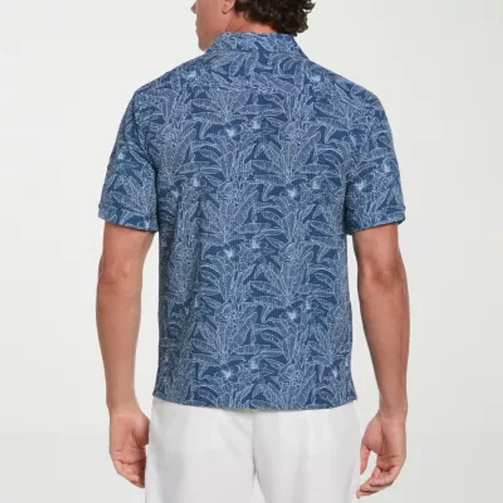 Cubavera Mens Classic Fit Short Sleeve Button-Down Shirt