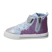 Disney Toddler Girls Frozen High Top Slip-On Shoe