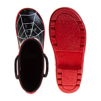 Spider-Man Little & Big  Boys Flat Heel Rain Boots