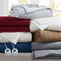 Serta Fleece Heated Midweight Electric Blanket