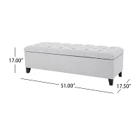 Ottilie Storage Upholstered Ottoman