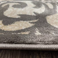 Radici Pisa Scroll Modern Transitional Round Area Rug