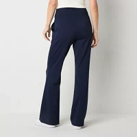 Stylus Womens Mid Rise Flare Palazzo Pant