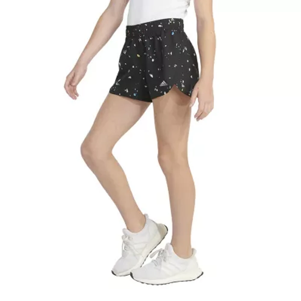 adidas Big Girls Mid Rise Running Short