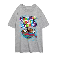 Juniors Cinnamon Toast Crunch Tee Womens Crew Neck Short Sleeve Graphic T-Shirt