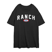 Juniors Kraft Ranch Tee Womens Crew Neck Short Sleeve Graphic T-Shirt