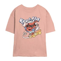 Juniors Kool-Aid Tee Womens Crew Neck Short Sleeve Graphic T-Shirt