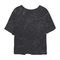 Juniors Womens Crew Neck Short Sleeve Mickey and Friends Mickey Mouse Graphic T-Shirt