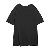 Juniors Mtv Stars And Stripes Tee Womens Crew Neck Short Sleeve Graphic T-Shirt