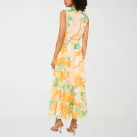 MSK Womens Sleeveless Maxi Dress