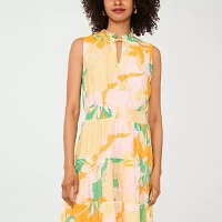 MSK Womens Sleeveless Maxi Dress