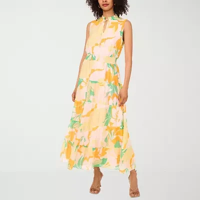 MSK Womens Sleeveless Maxi Dress