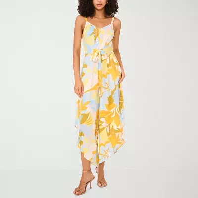 MSK Womens Sleeveless Jumpsuit